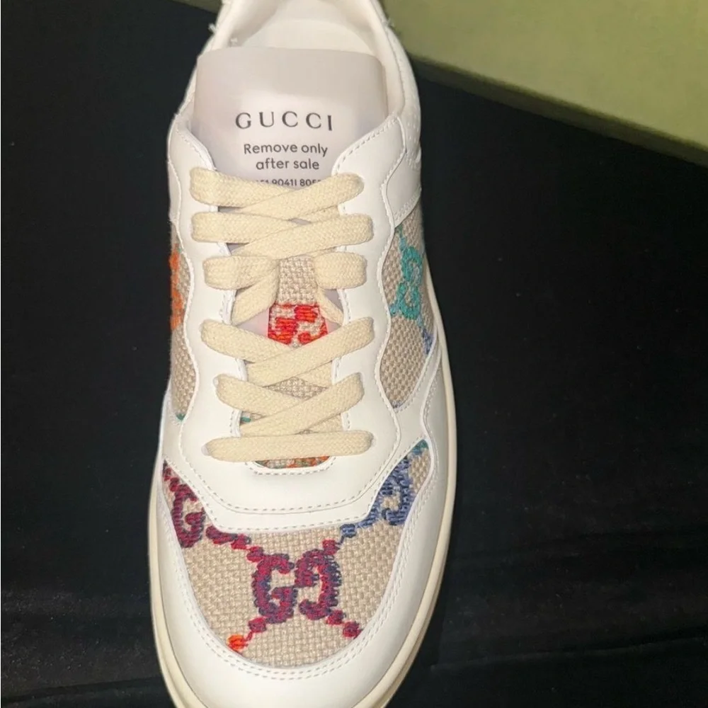 New in box Authentic Gucci Women’s Multicolor GG Canvas Sneakers Women 11